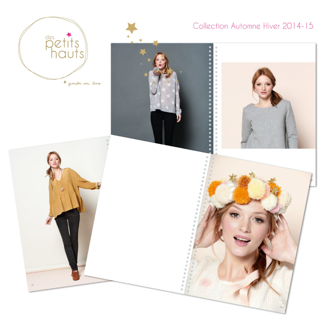 Prises de vues et conception graphique du look book de la marque Des Petits Hauts.