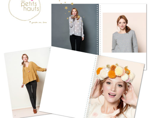 Prises de vues et conception graphique du look book de la marque Des Petits Hauts.