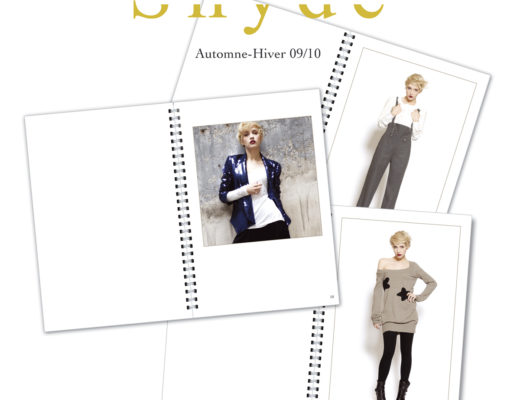 Conception graphique et prise de vues pour un look-book de la marque Shyde.