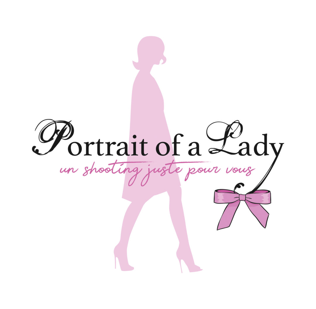 Conception identité visuelle pour Portrait of a Lady pour un concept de shooting glamour et romantique. https://portraitofalady.fr/