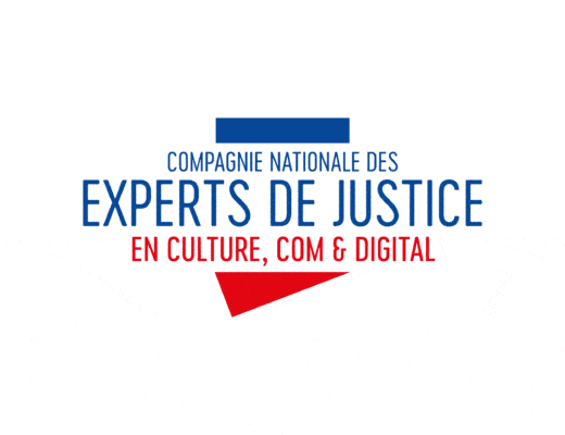 Conception de l’identité visuelle pour la Compagnie Nationale des Experts de Justice en Culture, Communication et Digital.